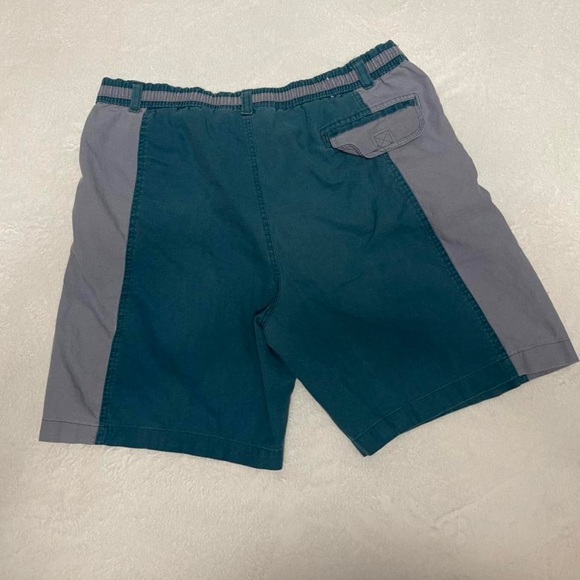 Vintage Denim Styled Beach Shorts With Back And Side Pockets and elastic band - Picture 3 of 4